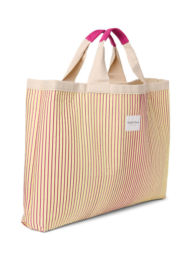 Strandtas - Poplin Striped - Studio Noos