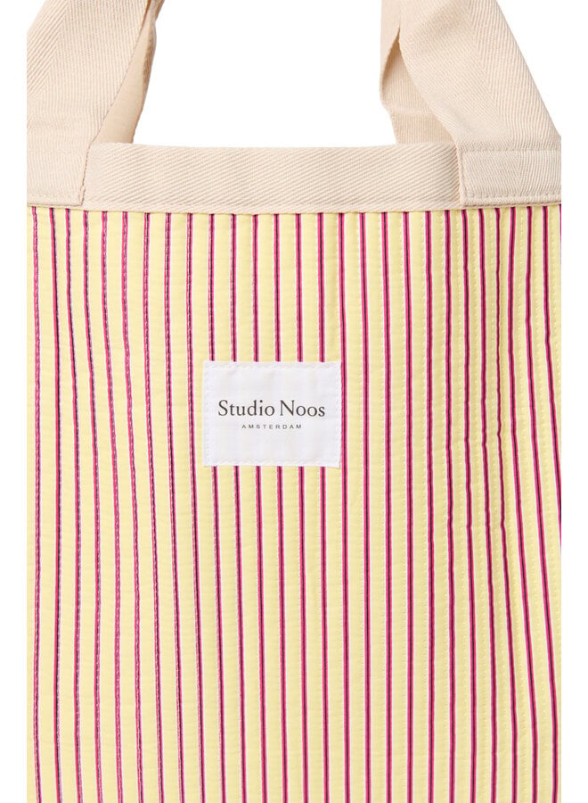 Strandtas - Poplin Striped - Studio Noos