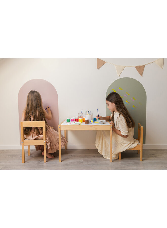 Verplaatsbare Magnetische Muursticker - Olive - Kinderly