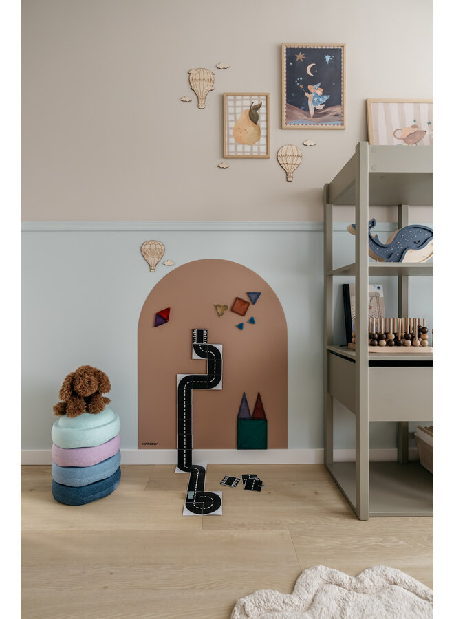 Verplaatsbare Magnetische Muursticker - Mocha - Kinderly