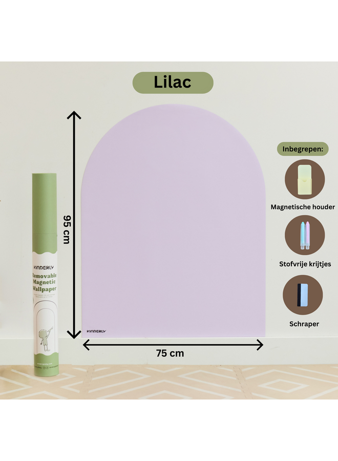 Verplaatsbare Magnetische Muursticker - Lila - Kinderly