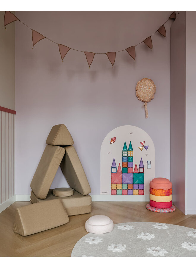 Verplaatsbare Magnetische Muursticker - Sand - Kinderly