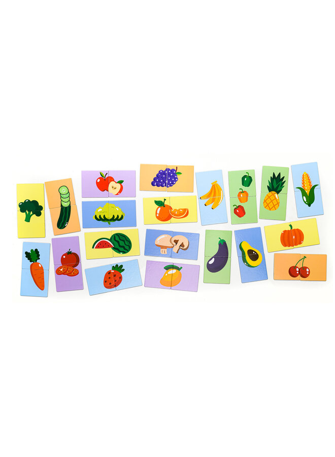 Magnetische Fruit & Groenten Puzzel - Kinderly