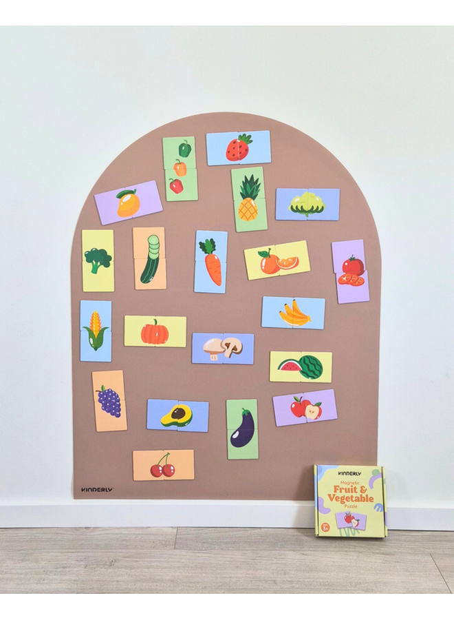 Magnetische Fruit & Groenten Puzzel - Kinderly