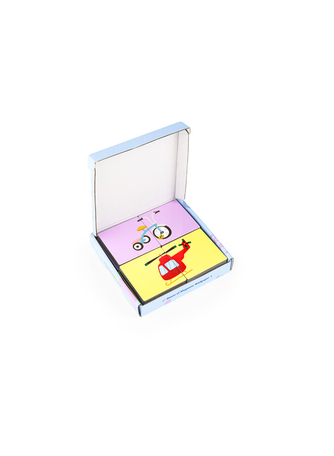 Magnetische Voertuigen Puzzel - Kinderly