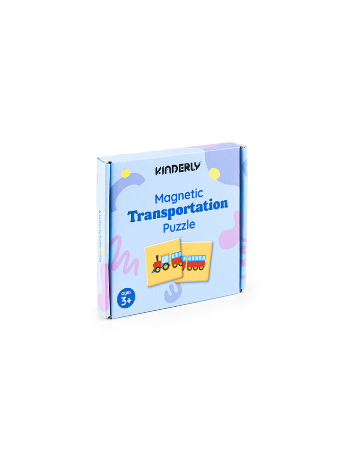 Magnetische Voertuigen Puzzel - Kinderly