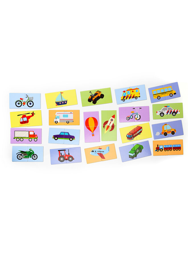 Magnetische Voertuigen Puzzel - Kinderly