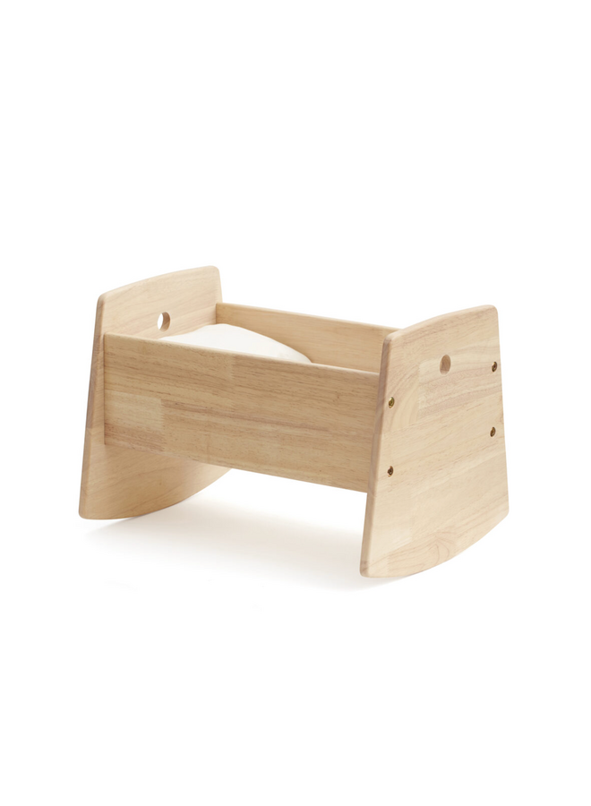 Poppenwieg Nature inclusief bedset - Kid's Concept