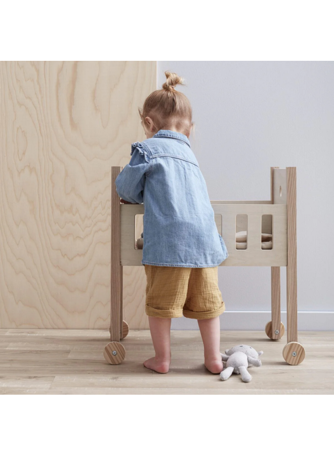 Poppenbed Nature inclusief bedset - Kid's Concept