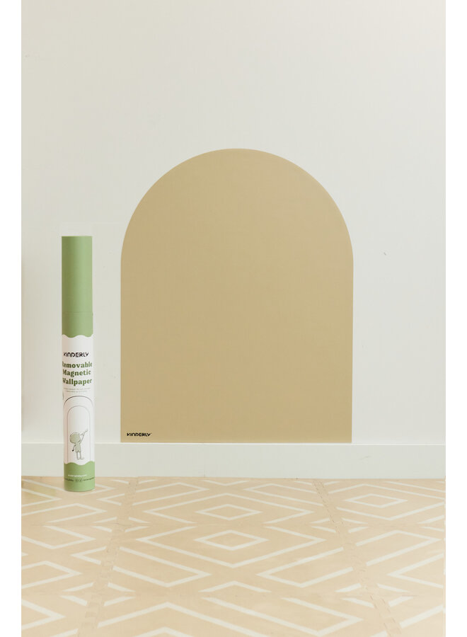Verplaatsbare Magnetische Muursticker - Beige - Kinderly