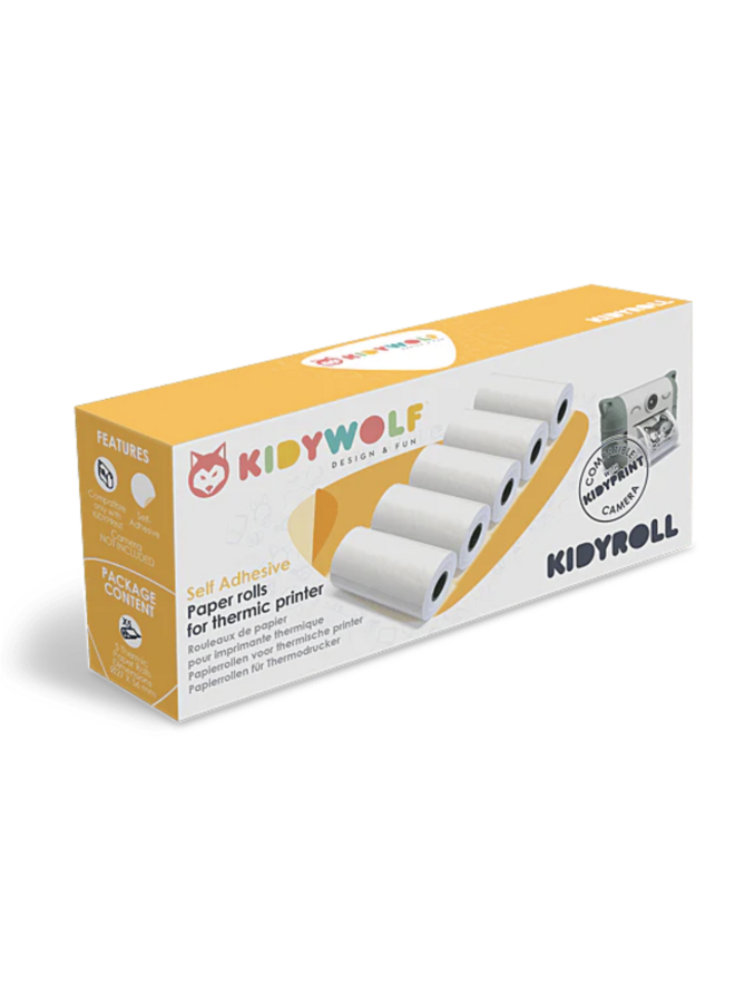 Zelfklevende Kidyroll voor Kidyprint - Kidywolf