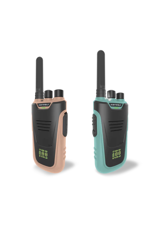 Kidytalk - Walkie Talkie Groot Bereik - Kidywolf