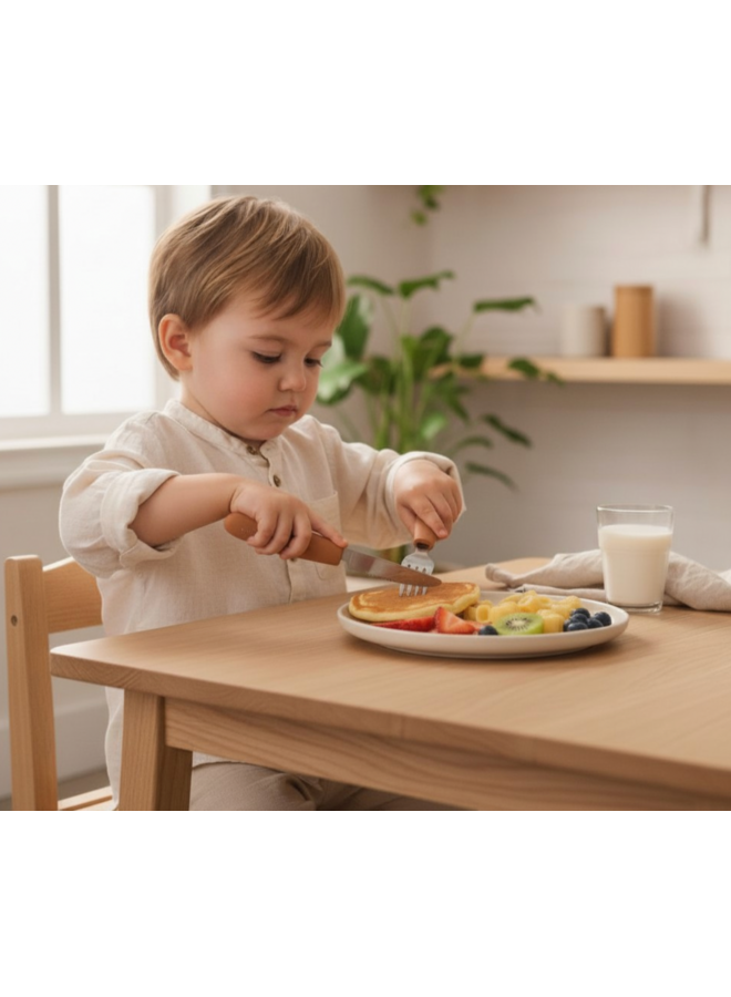 Bestekset - Peach - Kiddikutter