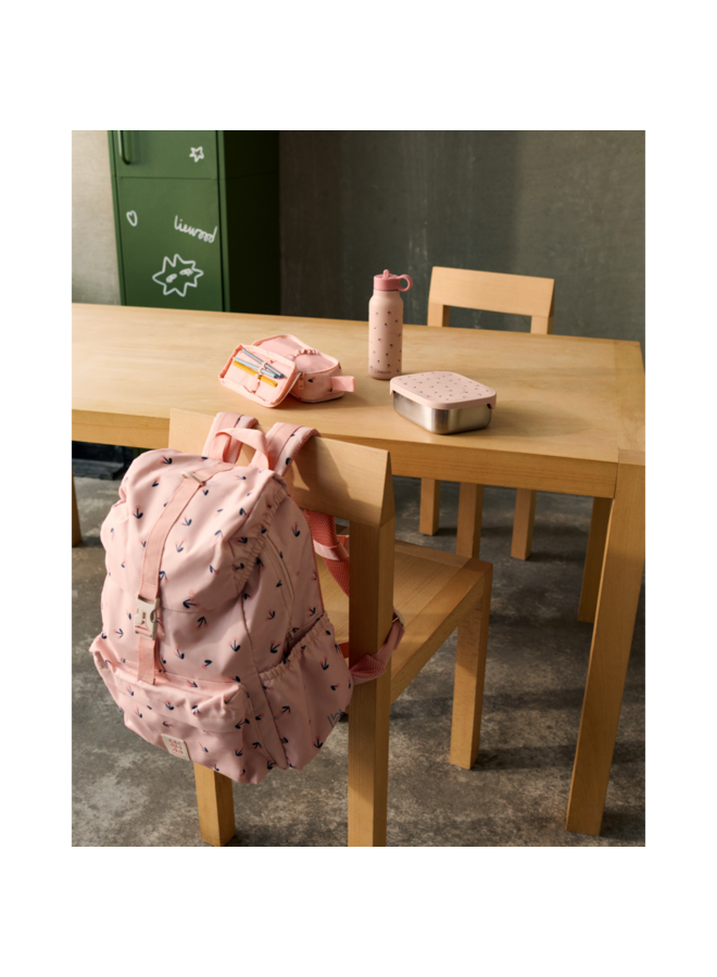 Falk Water Bottle 350 ml - Mini Cherry heart / Rosey - Liewood