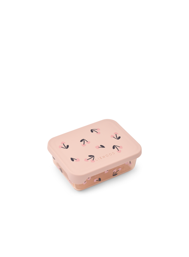 Ako Tritan Snack Box - Cherry heart / Rosey - Liewood