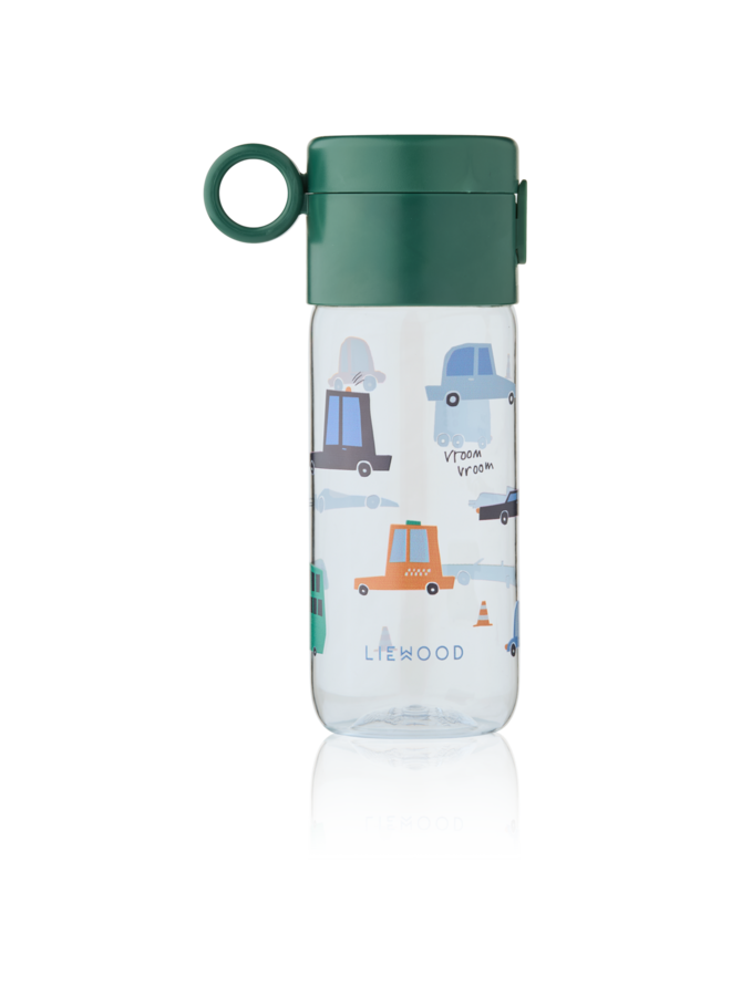 Clemence Tritan Bottle 350 ml - Cars / Sandy - Liewood