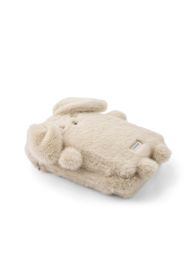 Shannon Rabbit Plush Pencil Case - Mist - Liewood