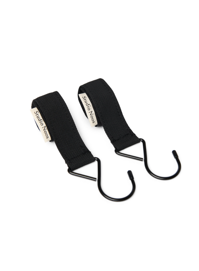 Stroller Strap Hooks - Zwart - Studio Noos