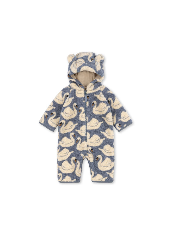 Jody Teddy Onesie - Swan