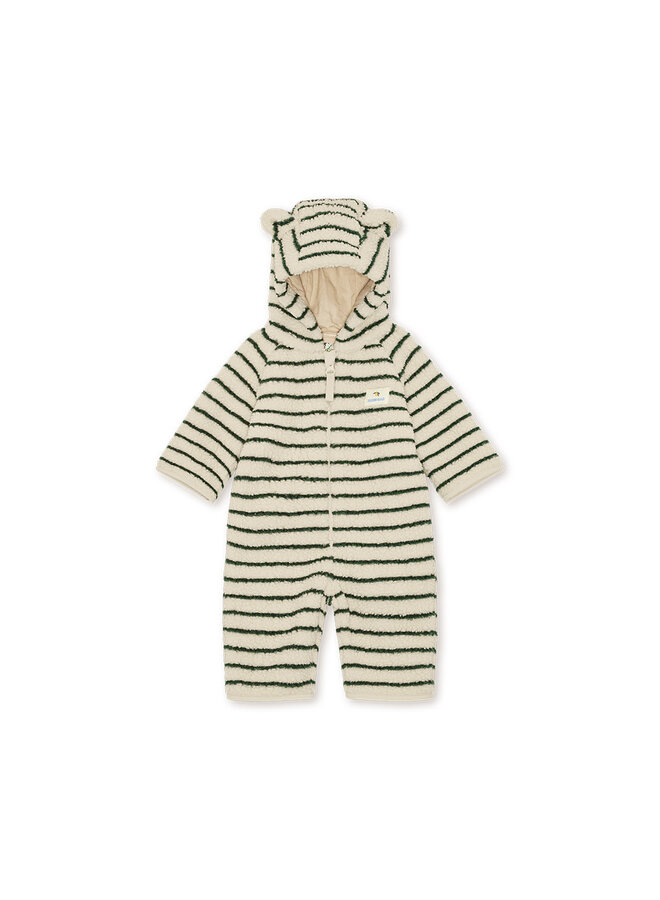 Jody Teddy Onesie - Erba Stripe