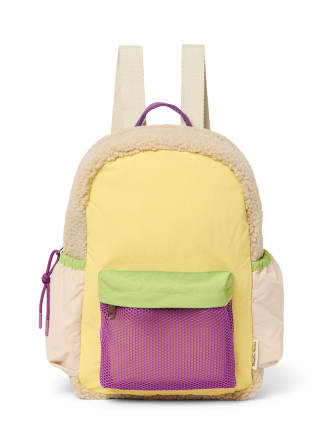 Patchwork Midi Backpack - Butter Yellow - Studio Noos