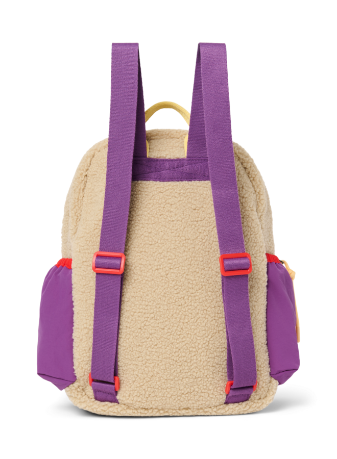 Patchwork Midi Backpack - Bright Pink - Studio Noos