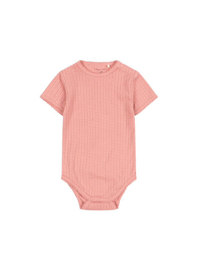 Minnie Short Sleeve Body - Rosette - Konges Slojd