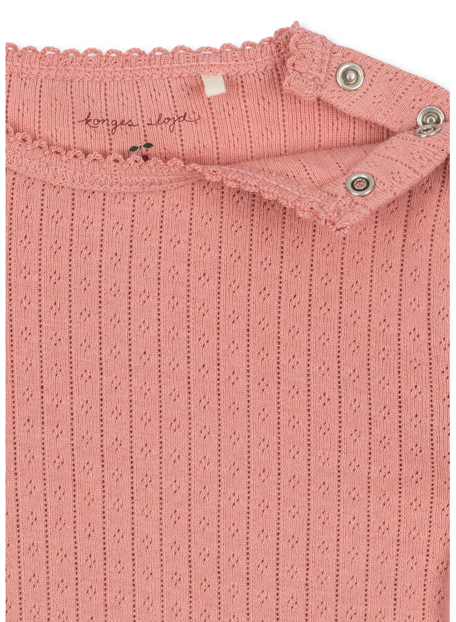 Minnie Short Sleeve Body - Rosette - Konges Slojd