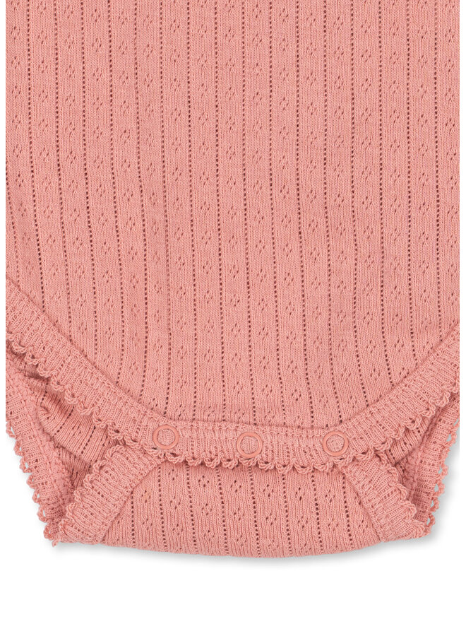 Minnie Short Sleeve Body - Rosette - Konges Slojd