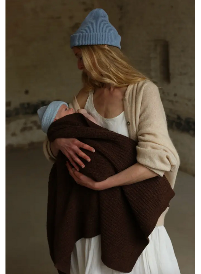 Blanket Kiki - Dark Brown - HVID