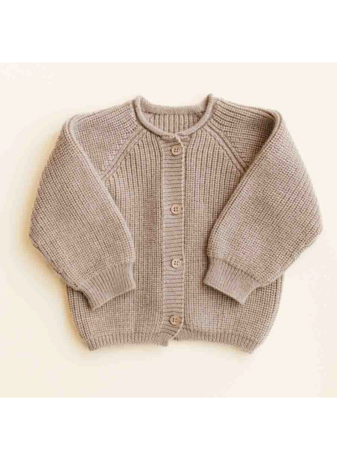 Cardigan Inga - Sand - HVID