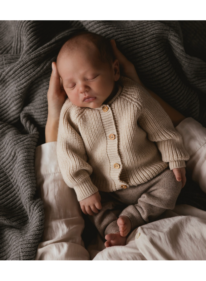 Cardigan Inga - Sand - HVID