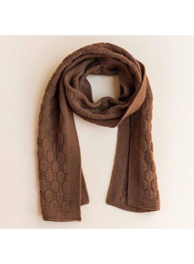 Scarf Fiona - Chocolate - HVID