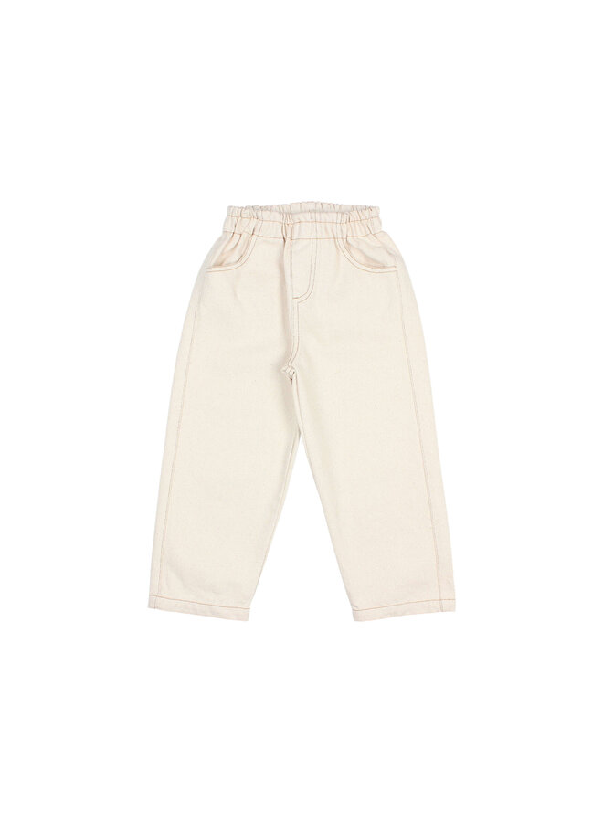 Twill Pants - Ecru - Buho