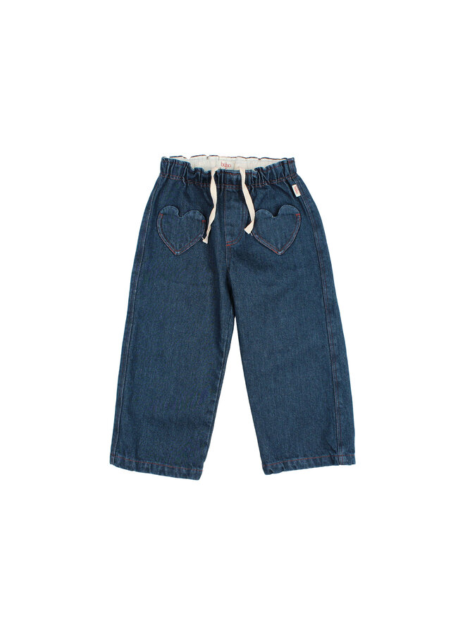 Denim Girly Pants - Denim - Buho