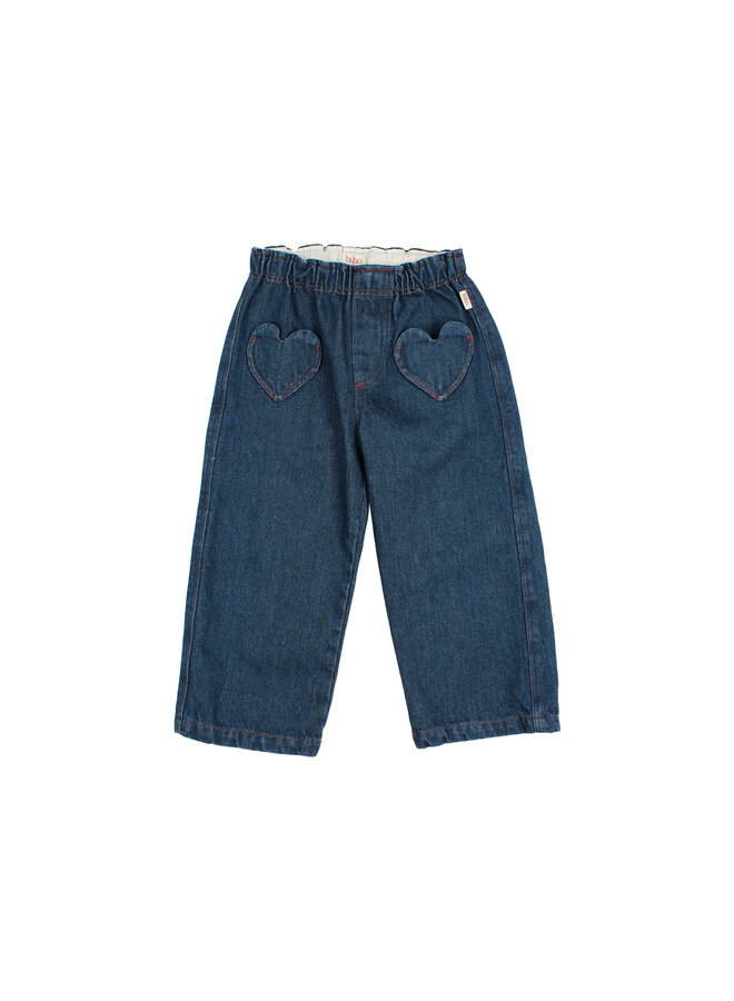 Denim Girly Pants - Denim - Buho