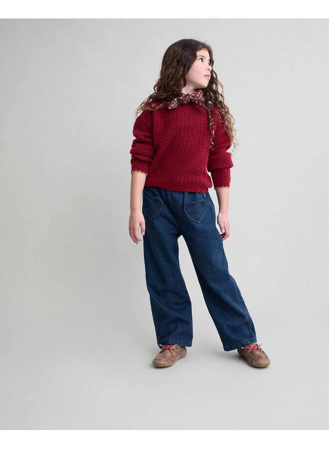 Denim Girly Pants - Denim - Buho