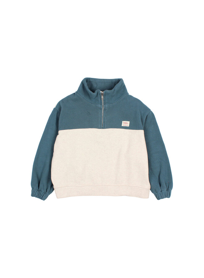 Soft Zip Sweatshirt - Harbour - Buho