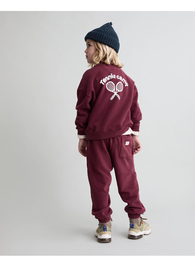 Tennis Sweatshirt - Pomegranate - Buho