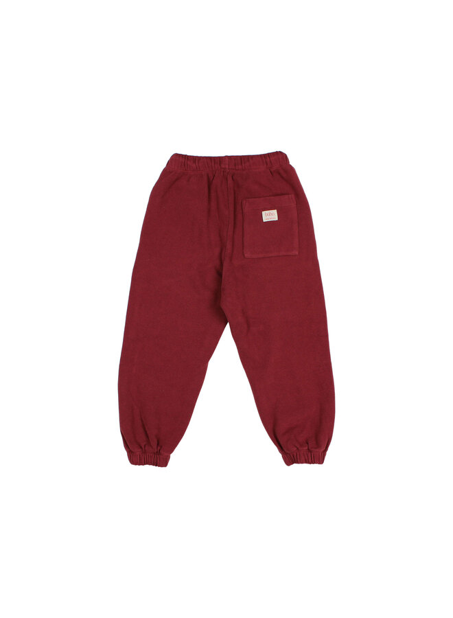 Soft Fleece Jogger - Pomegranate - Buho