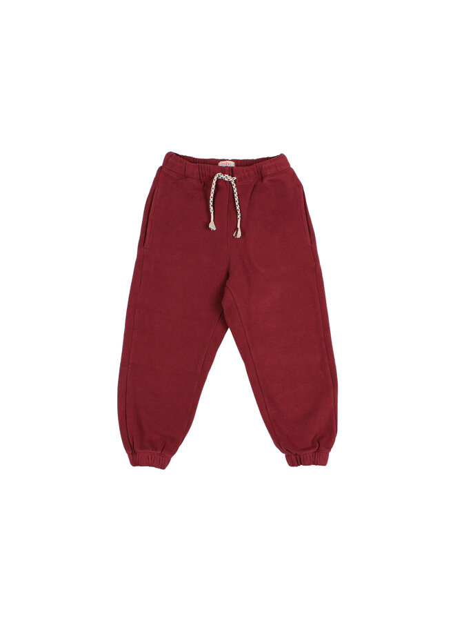 Soft Fleece Jogger - Pomegranate - Buho