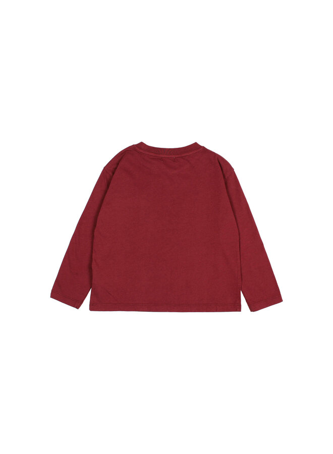 Pocket T-Shirt - Pomegranate - Buho