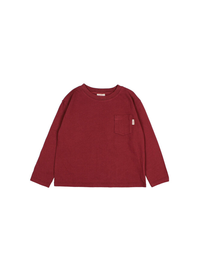 Pocket T-Shirt - Pomegranate - Buho