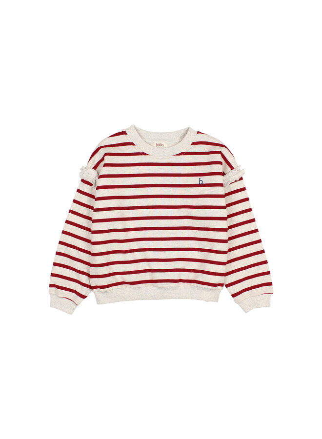 Girly Sailor Sweatshirt - Cherry - Buho