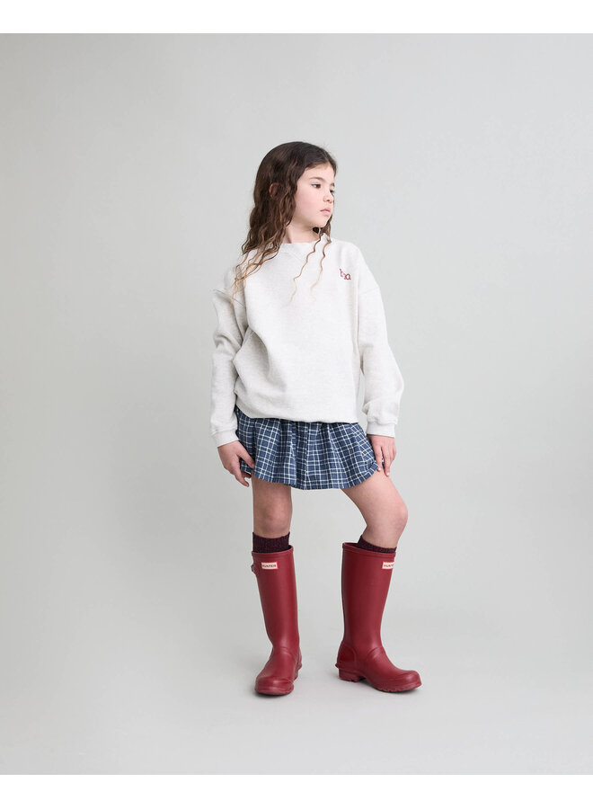 Fleece Sweatshirt - Ecru Melange - Buho