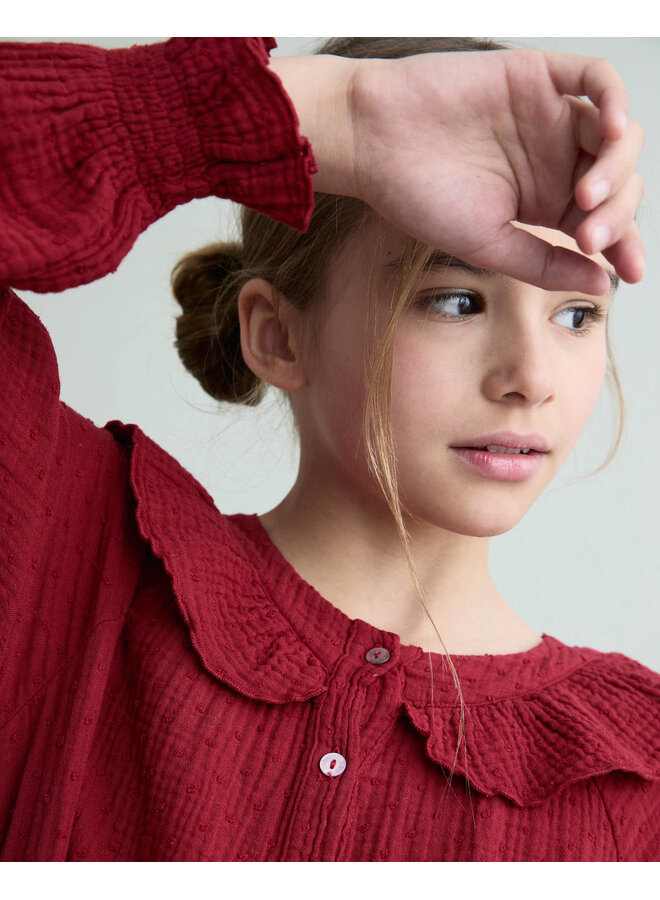 Plumeti Dress - Cherry - Buho