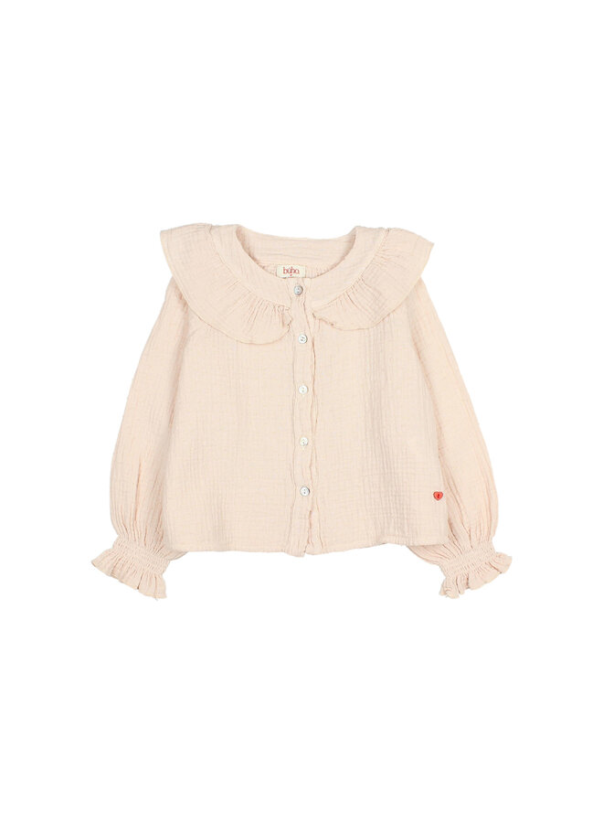 Plumeti Blouse - Cream Pink - Buho
