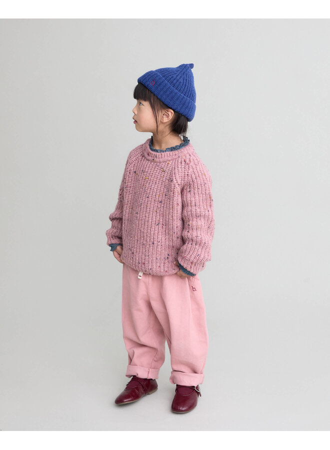 Drill Girly Pants - Peony - Buho
