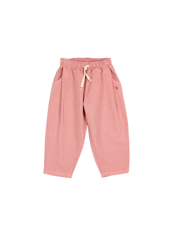 Drill Girly Pants - Peony - Buho