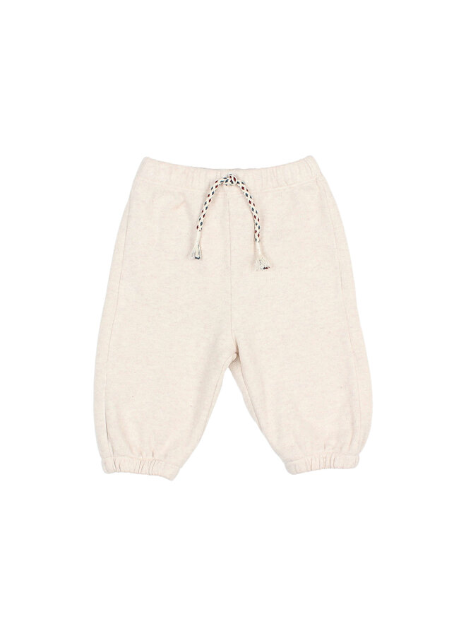 Bebe Soft Fleece Jogger - Ecru Melange - Buho